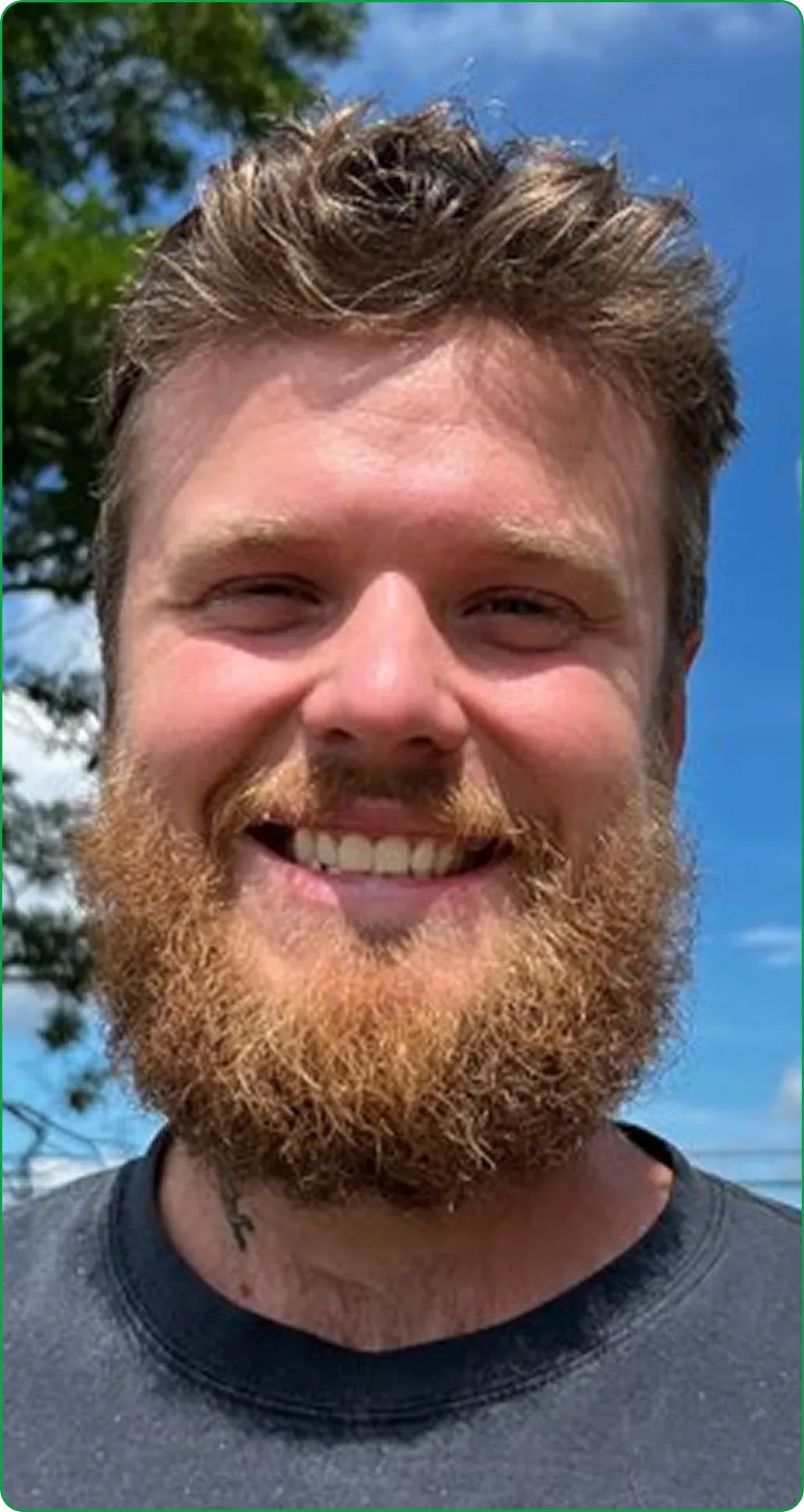 Jakub Widnicki, owner of JJ's Lawn Care and Landscaping